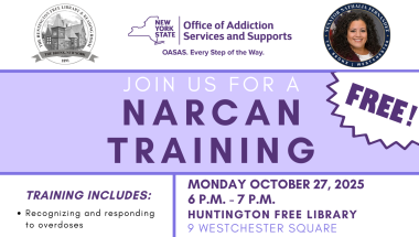 Narcan Training in collaboration with NYS Office of Addiction Services and Supports
